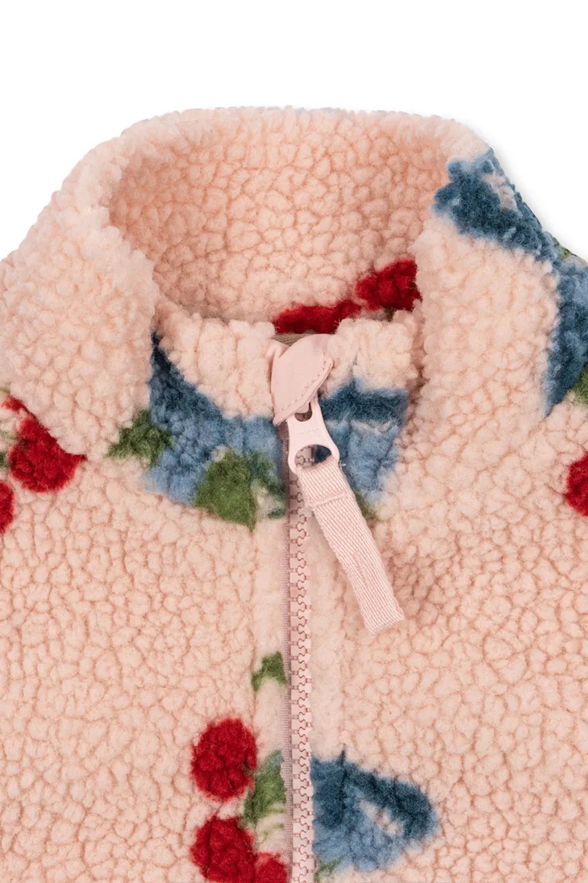 Detská vesta Konges Sløjd JODY TEDDY VEST GRS