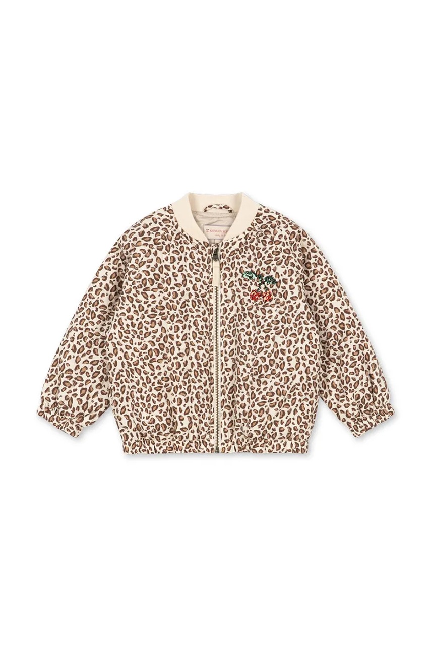Дитяча куртка-бомбер Konges Sløjd JUNO PRINTED SEQUIN BOMBER JACKET
