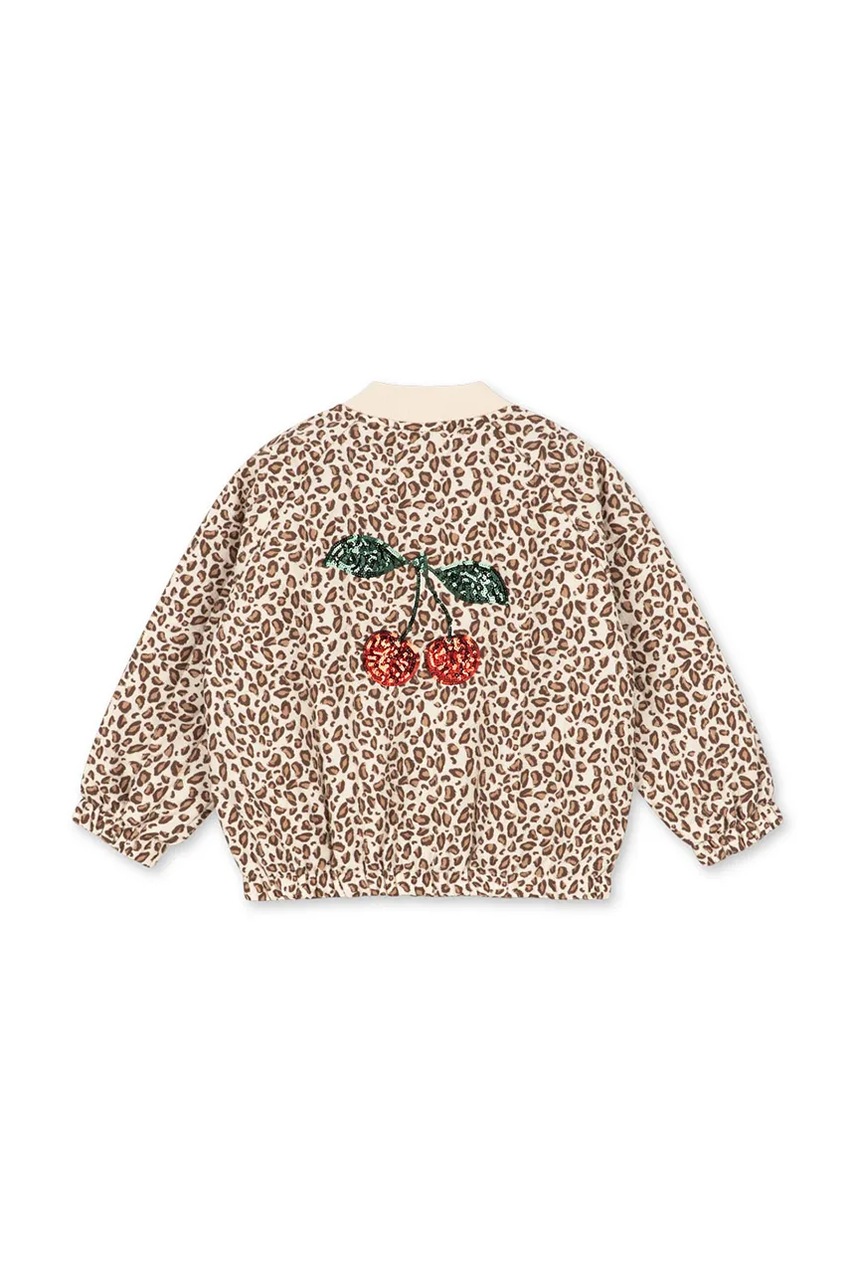 Detská bunda bomber Konges Sløjd JUNO PRINTED SEQUIN BOMBER JACKET