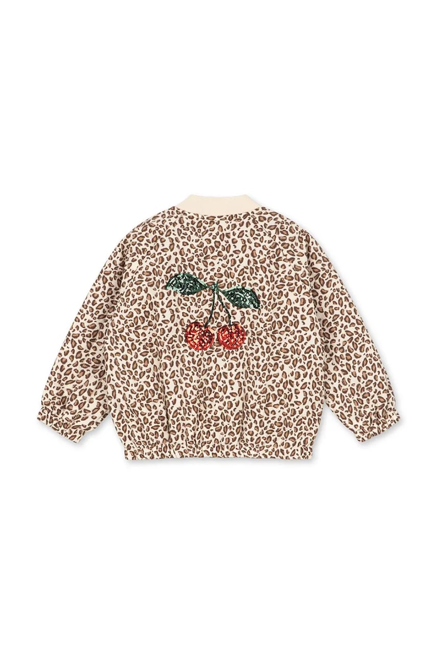 Detská bunda bomber Konges Sløjd JUNO PRINTED SEQUIN BOMBER JACKET