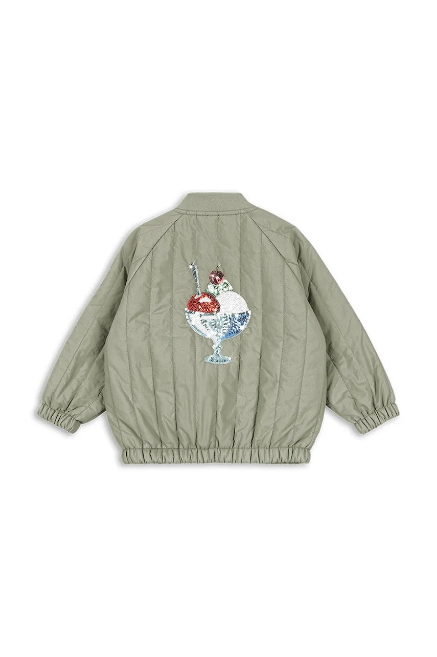 Detská bunda bomber Konges Sløjd JUNO SEQUIN BOMBER JACKET