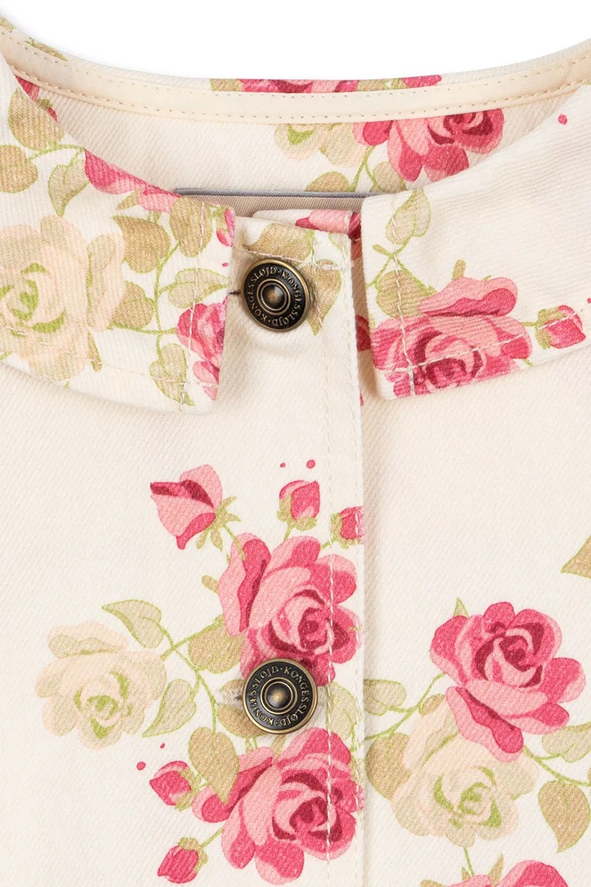 Detská rifľová bunda Konges Sløjd MAGOT FRILL JACKET GOTS