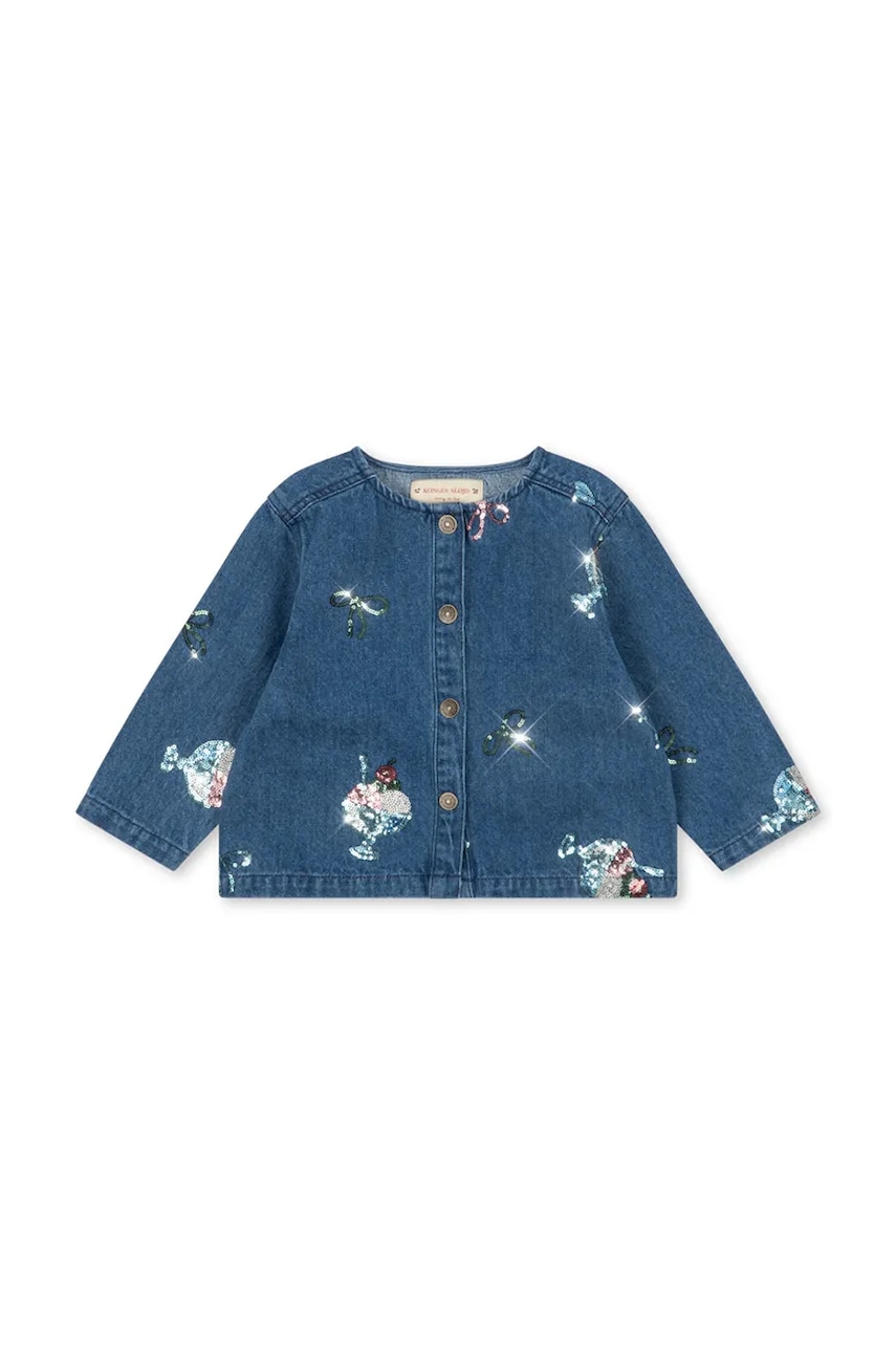 Детская джинсовая куртка Konges Sløjd MAGOT SEQUIN DENIM JACKET GOTS Детская джинсовая куртка Konges Sløjd MAGOT SEQUIN DENIM JACKET GOTS