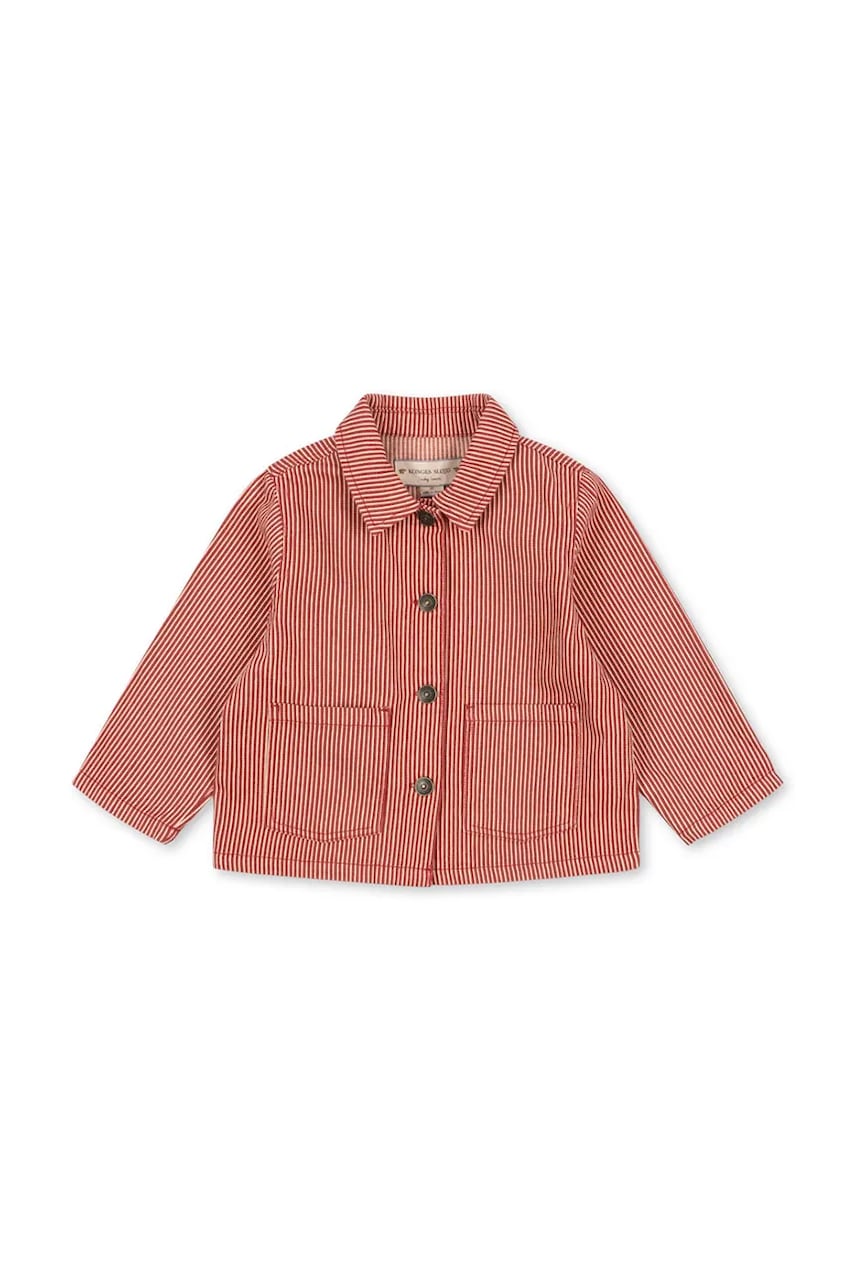 Detská bavlnená bunda Konges Sløjd LUC SHIRT JACKET GOTS