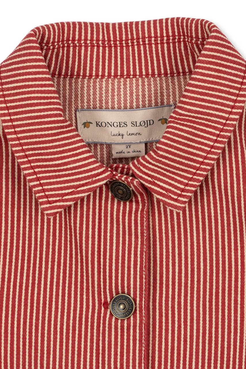 Dětská bavlněná bunda Konges Sløjd LUC SHIRT JACKET GOTS (obrázek 4)