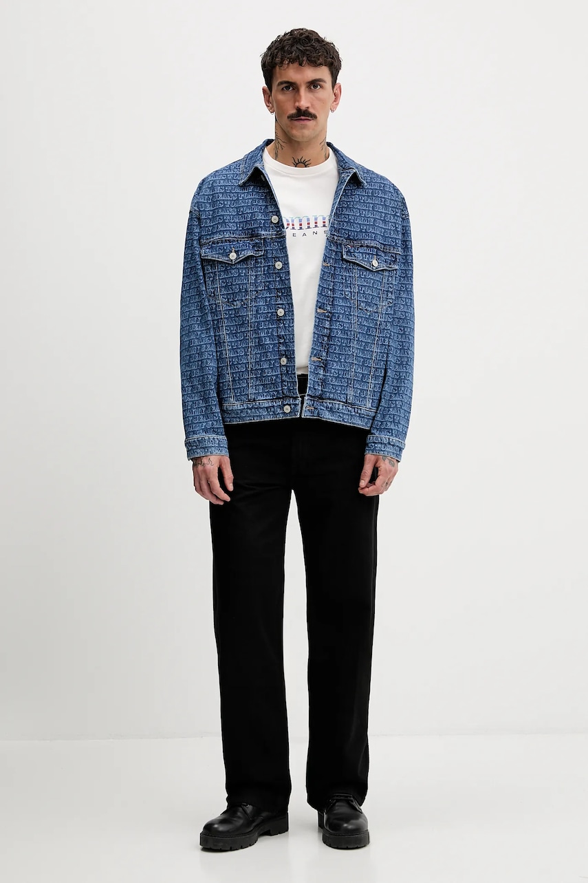 Rifľová bunda Tommy Jeans