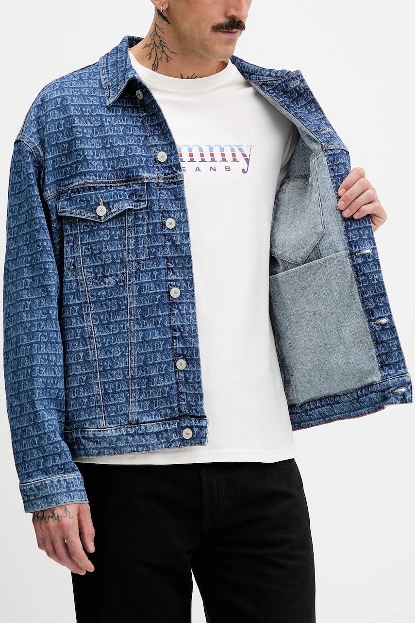 Rifľová bunda Tommy Jeans
