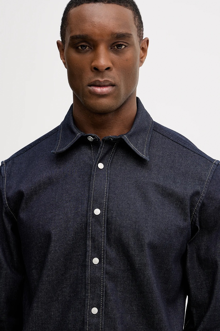 Džínová košile BOSS H-LIAM (obrázek 4)