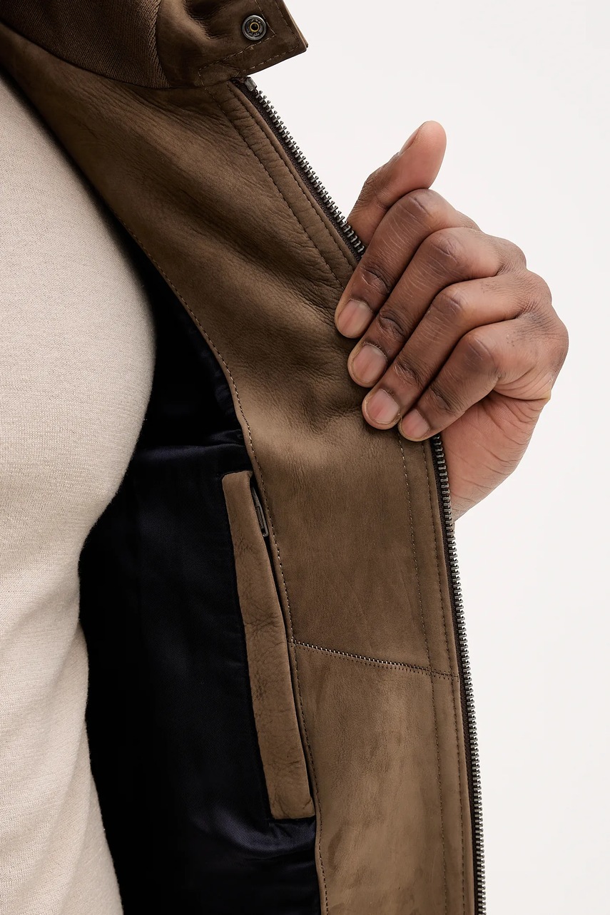 Kožená bunda Tommy Hilfiger (obrázek 6)