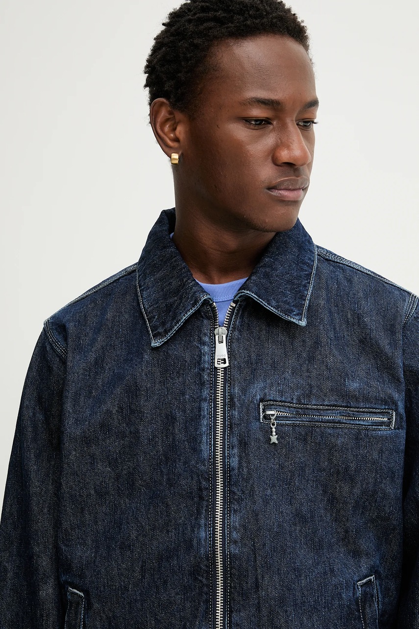 Džínová bunda Hugo Blue Elzo (obrázek 4)