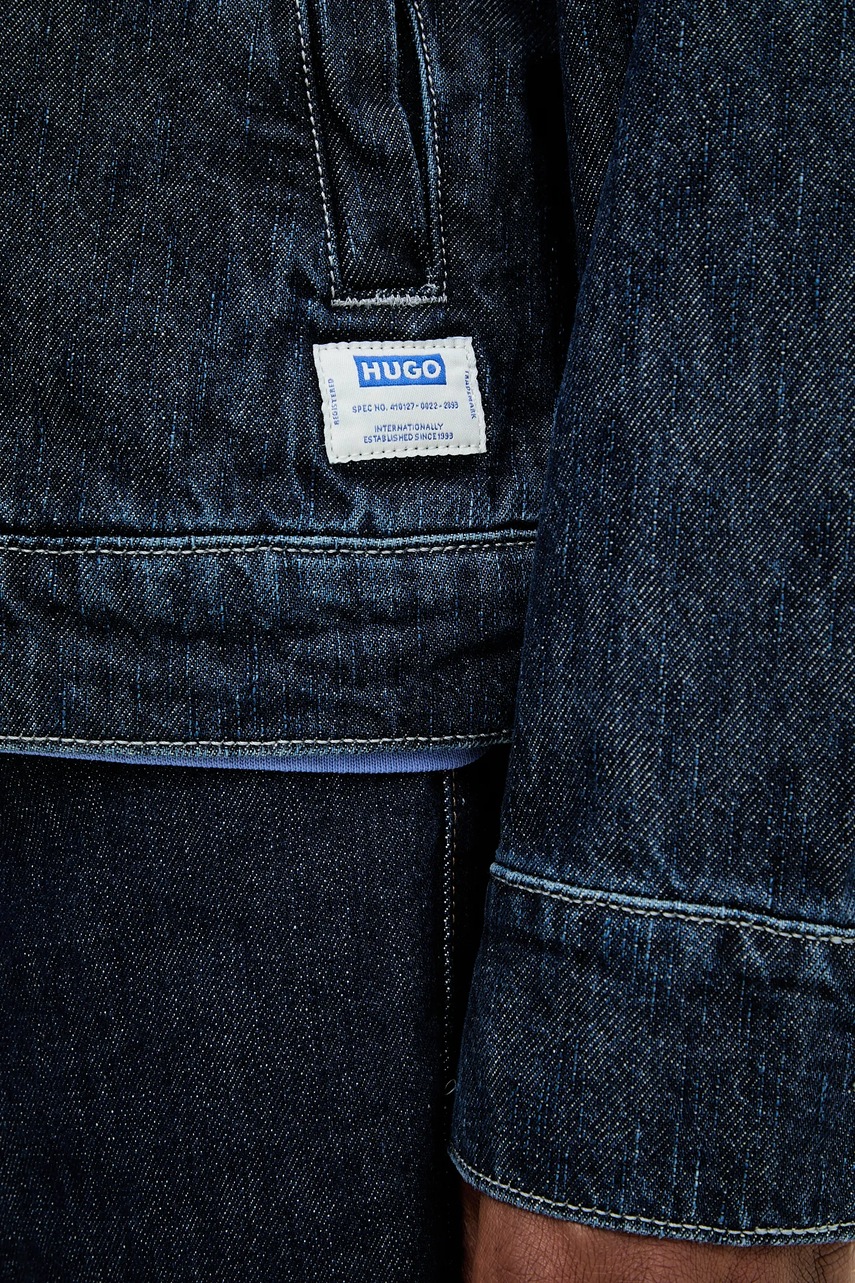 Džínová bunda Hugo Blue Elzo (obrázek 5)