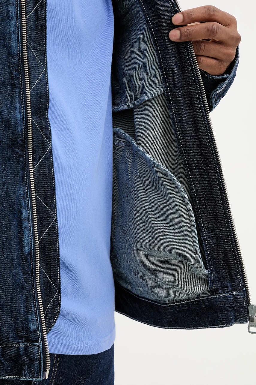 Džínová bunda Hugo Blue Elzo (obrázek 7)