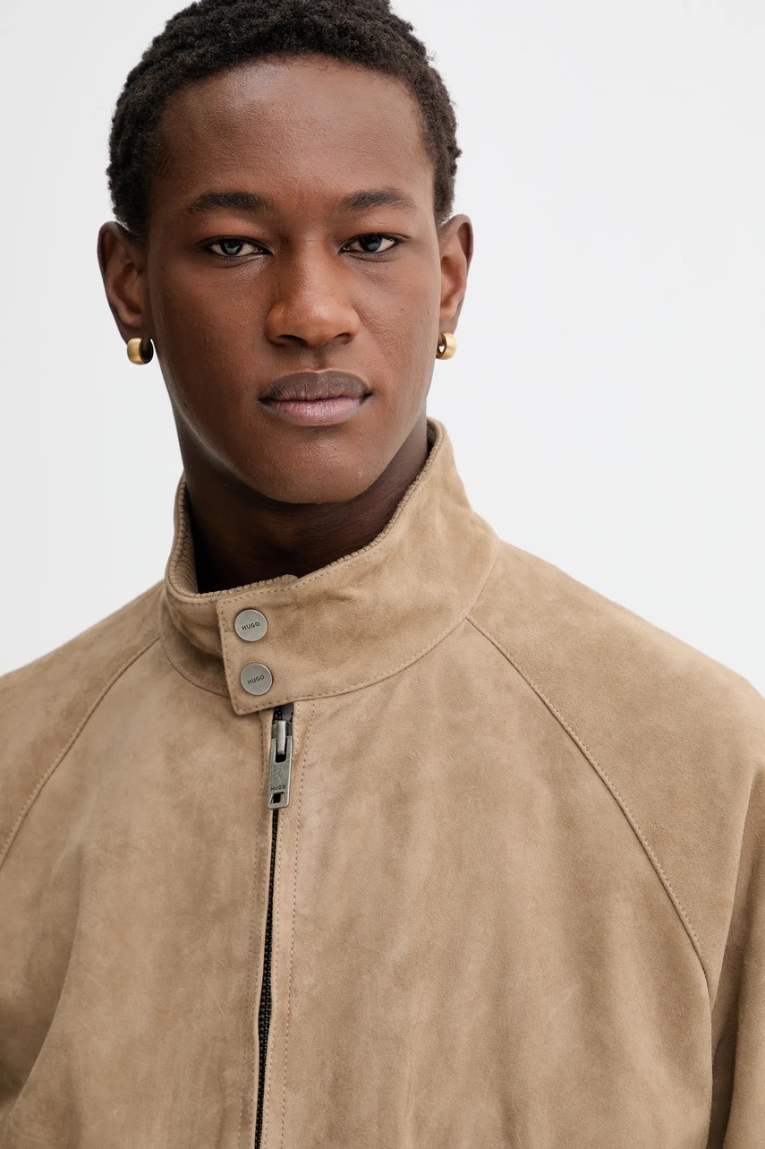 Semišová bunda HUGO Loridge (obrázek 4)