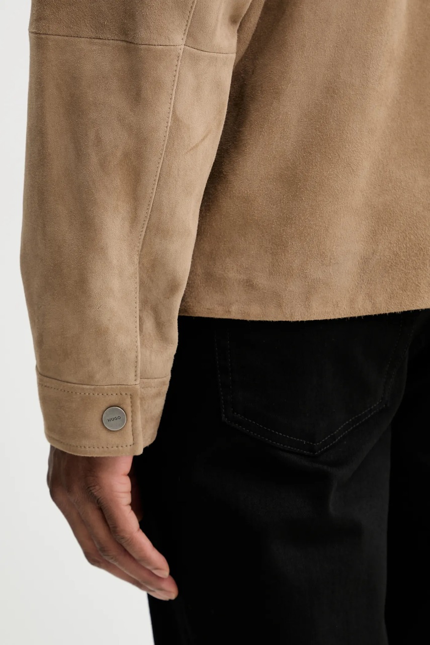 Semišová bunda HUGO Loridge (obrázek 5)