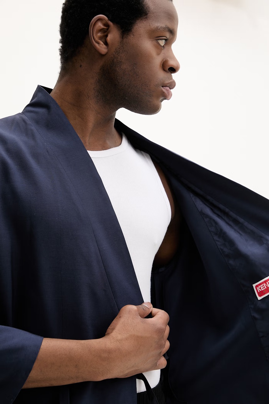 Kenzo sako pánské z viskózy (obrázek 7)