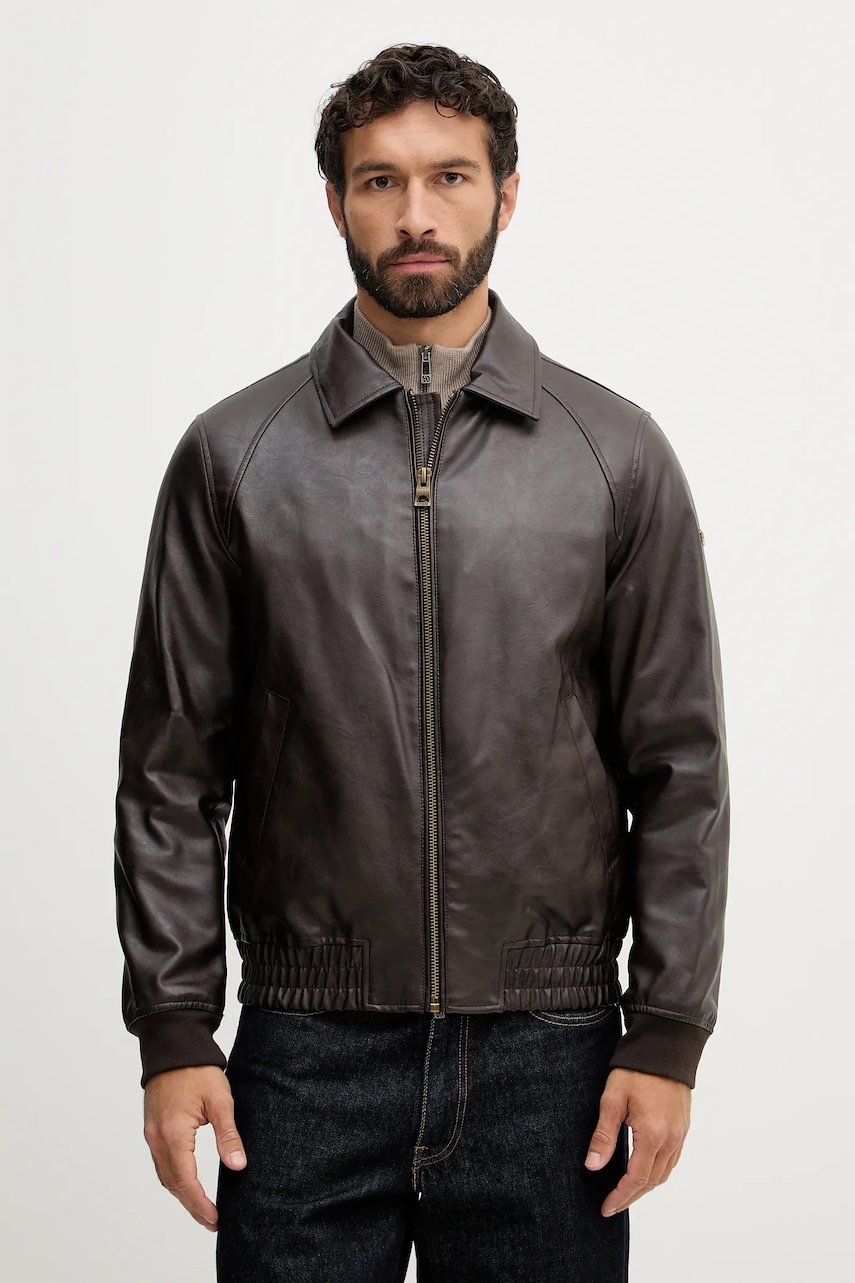 Κοντά μπουφάν ανδρικά guess σε καφε