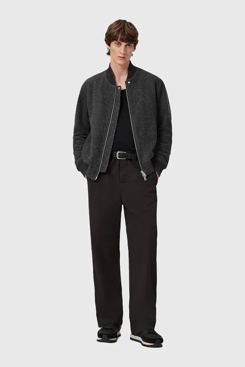 Bomber bunda s příměsí vlny AllSaints (obrázek 3)