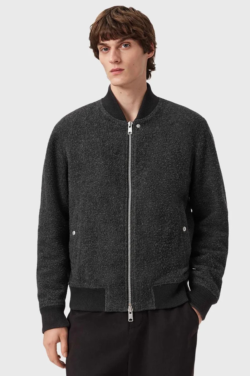Bomber bunda s prímesou vlny AllSaints