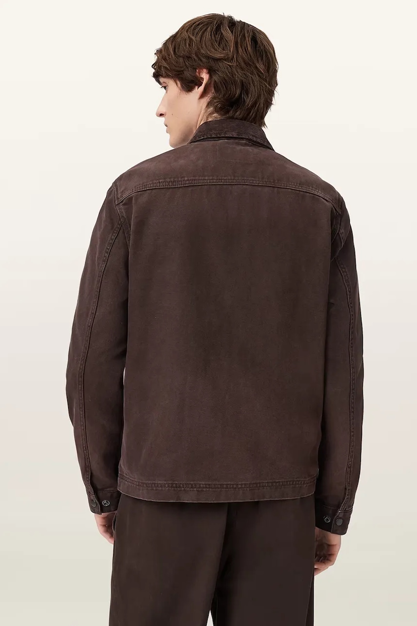 AllSaints přechodová bunda pánská bavlněná