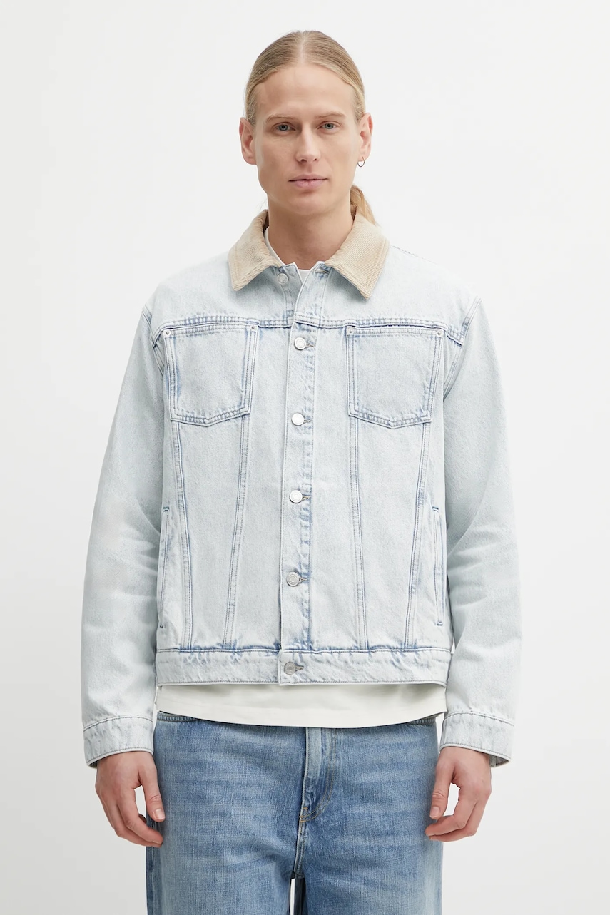 E-shop Bavlněná džínová bunda Drôle de Monsieur La Veste Jean Délavée