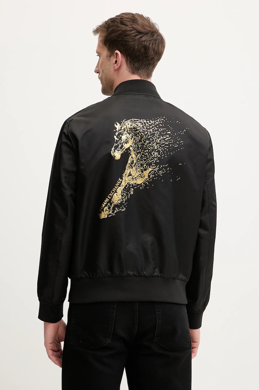 Obojstranná bunda bomber Armani Exchange