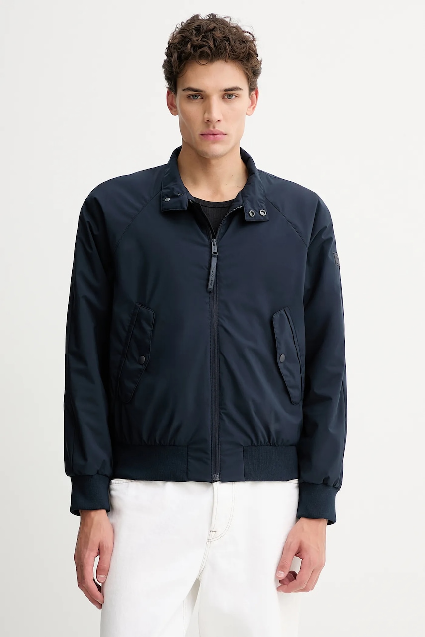 Marc O'Polo geacă culoarea bleumarin, de tranziție, 620004670036