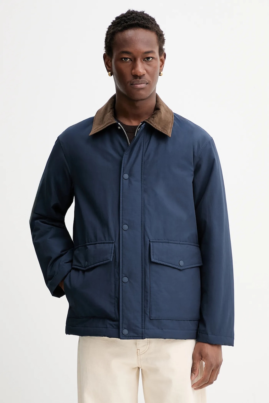 Marc O'Polo geacă culoarea bleumarin, de tranziție, 5000007604