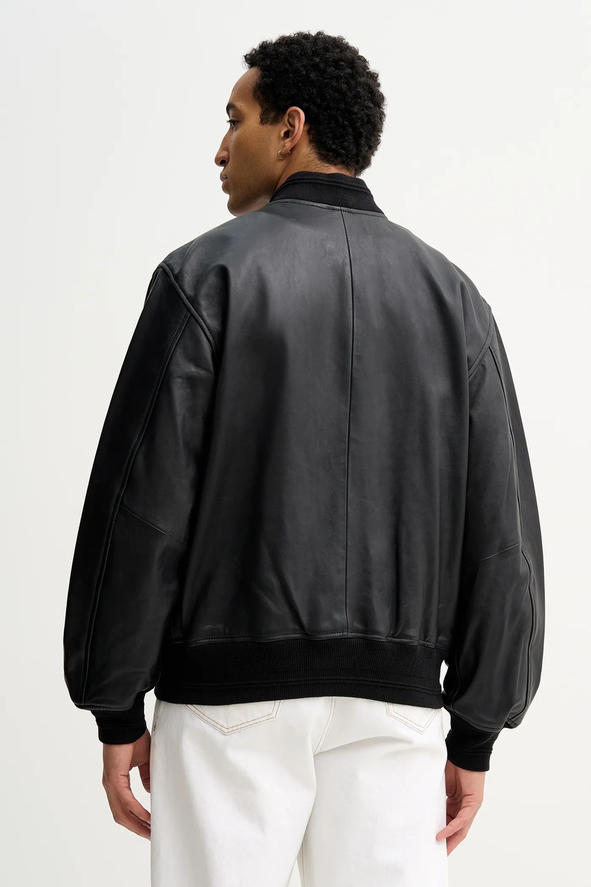 Kožená bunda bomber Diesel L-TYPE (obrázek 3)
