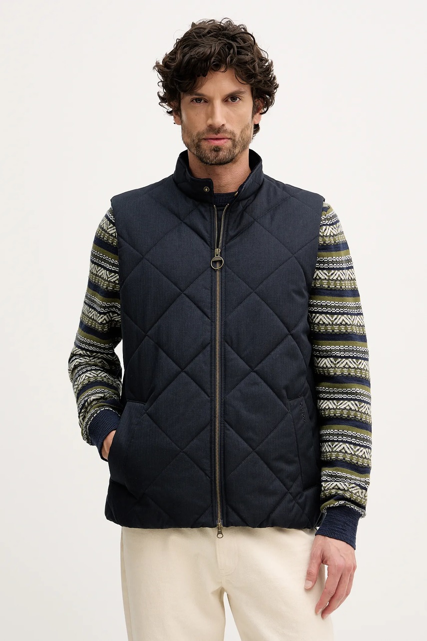 Barbour vestă Harrington culoarea bleumarin, de tranziție, MGI0309