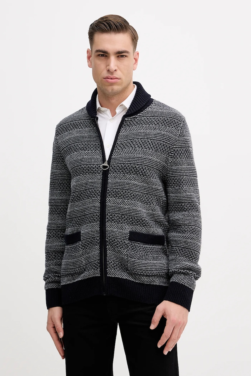 Barbour cardigan din lână Helmsley