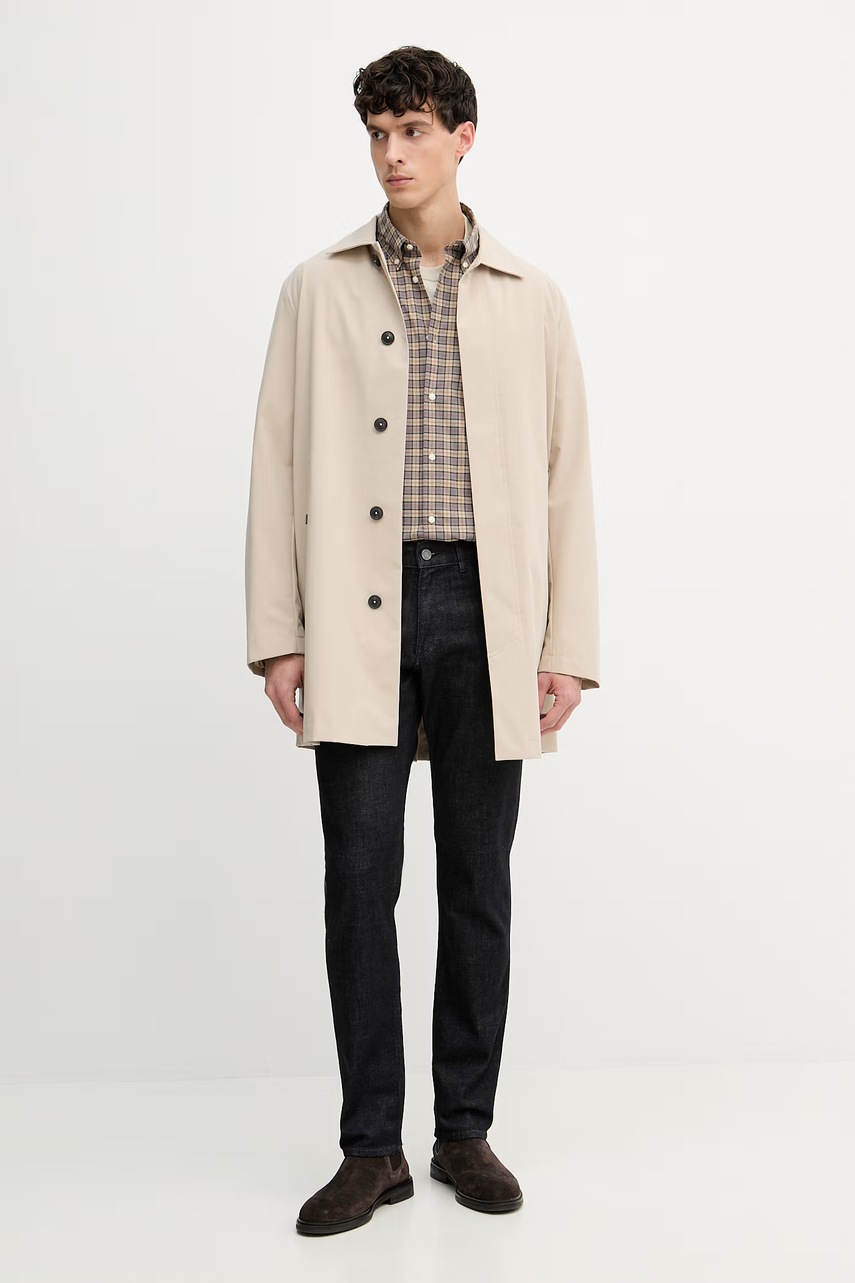 Trussardi ανδρικό παλτό φωτογραφία