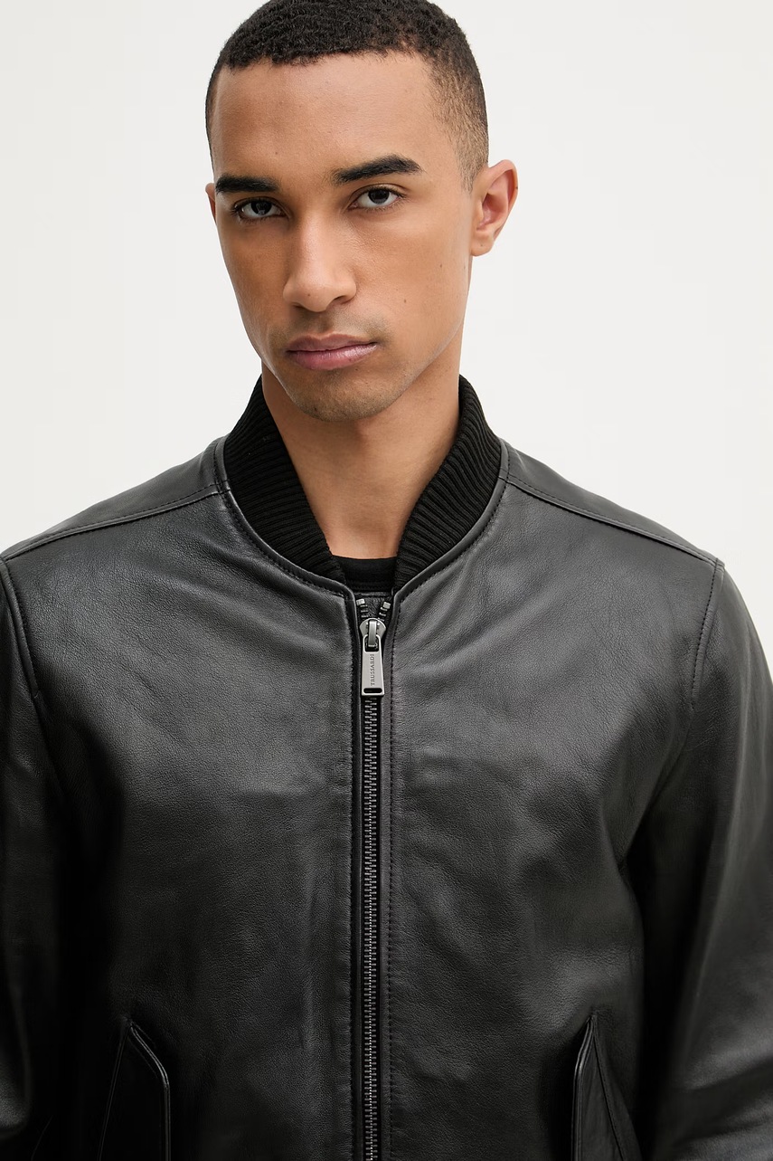 Trussardi bunda bomber pánska kožená