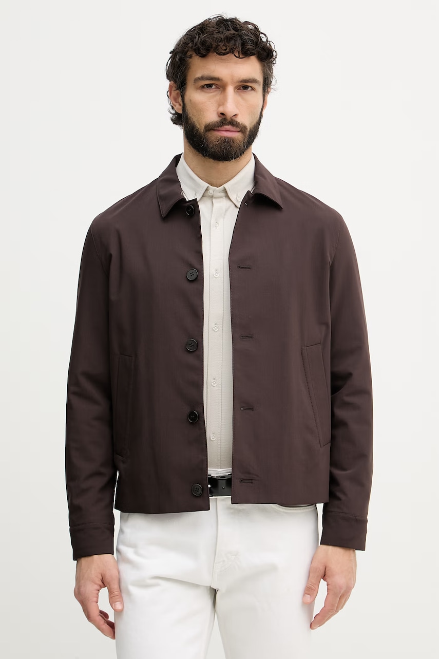 Sisley jachetă pentru bărbați, cu amestec de lână