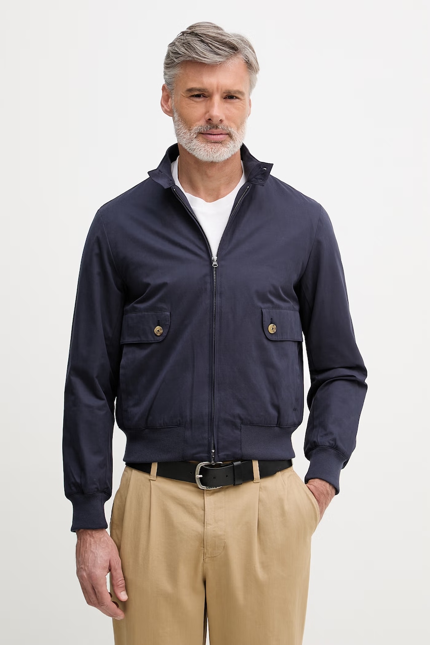 United Colors of Benetton jachetă scurtă bărbați cu bumbac