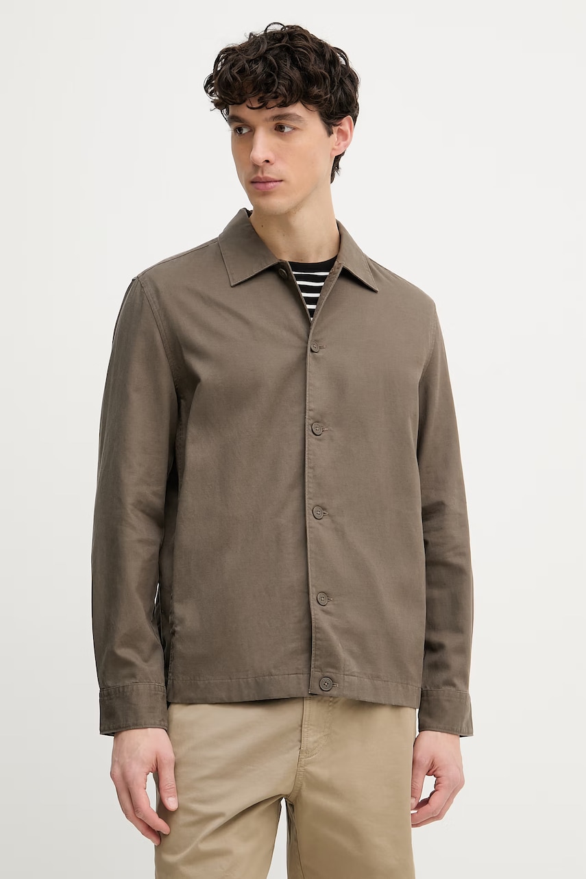 Marc O'Polo jachetă scurtă pentru bărbați, cu amestec de in