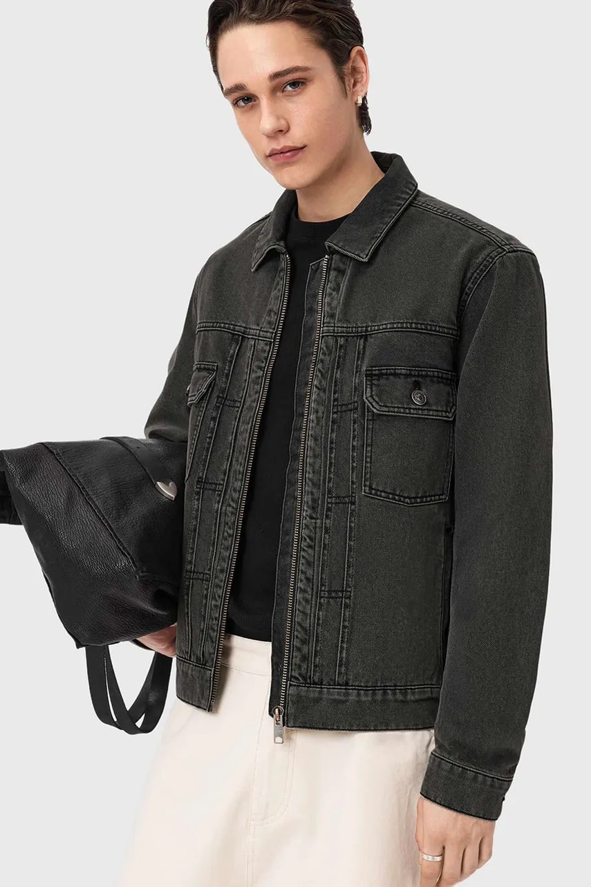 Džínová bunda AllSaints BRIGHTMORE (obrázek 4)