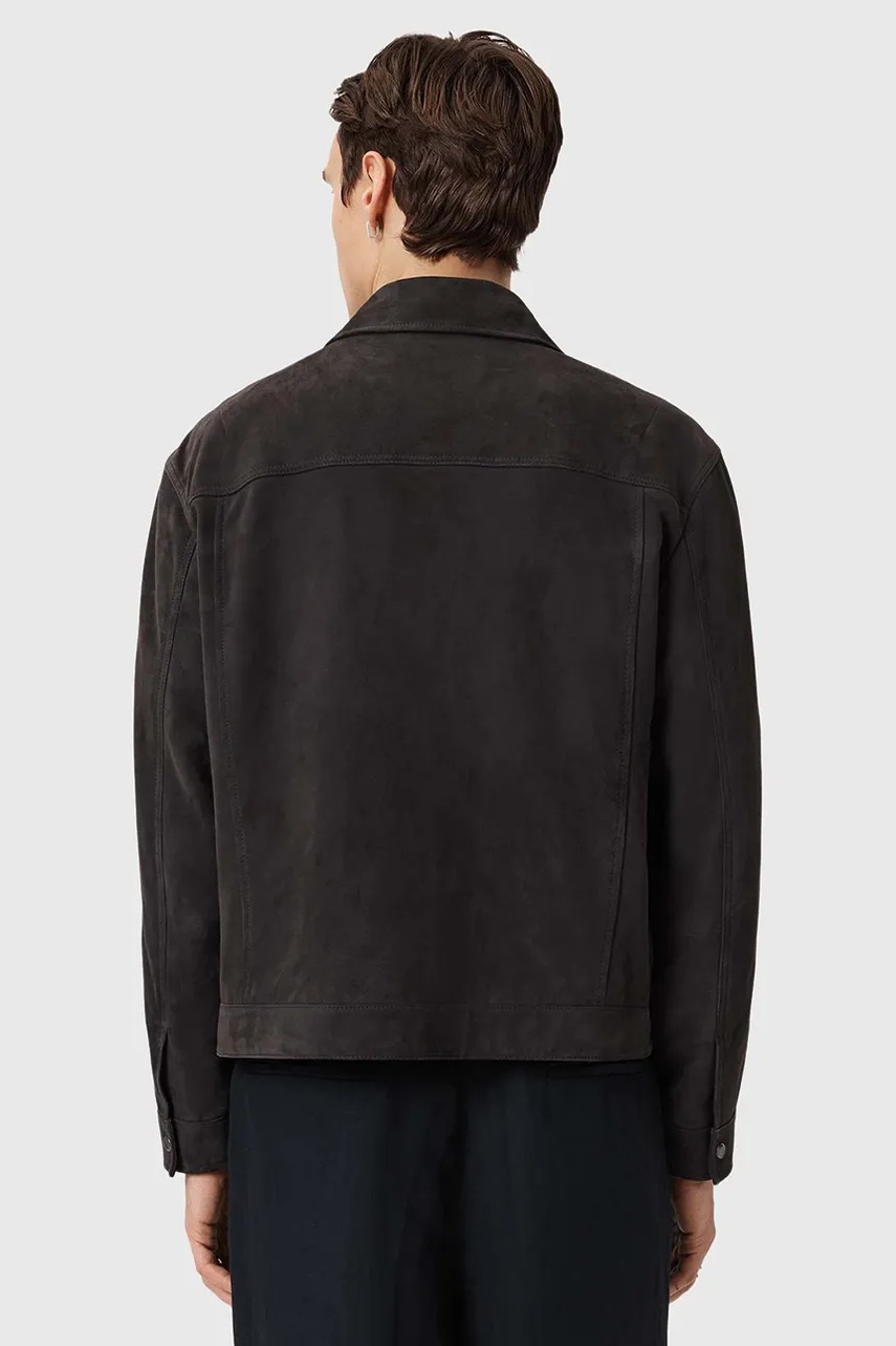 AllSaints bunda pánská semišová SHELTON