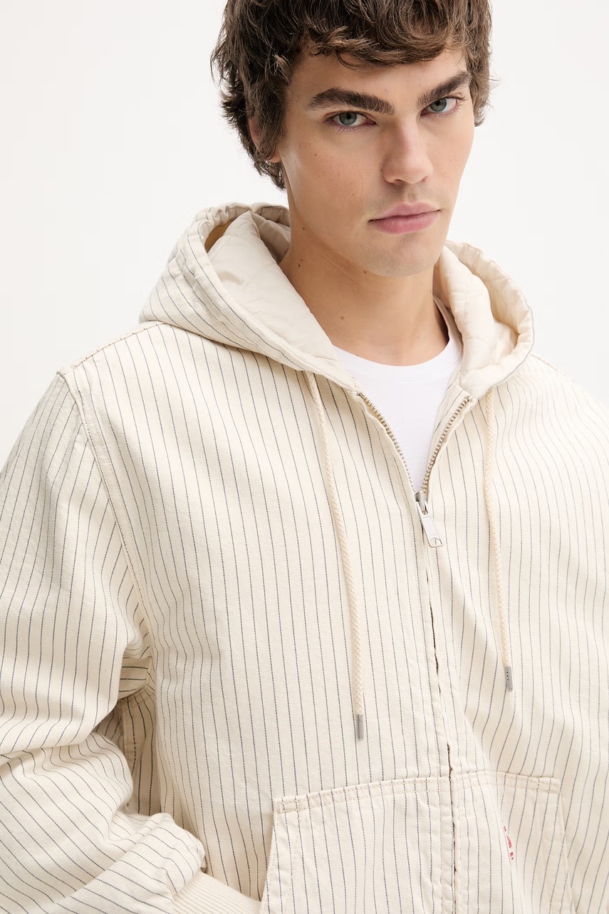 Levi's krátká bunda pánská bavlněná POTRERO DENIM x WORKWEAR (obrázek 4)