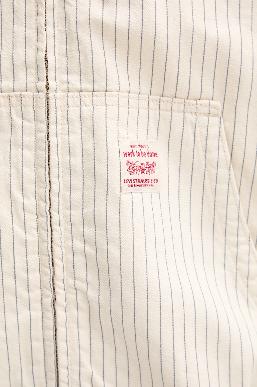 Levi's krátka pánska bavlnená bunda POTRERO DENIM x WORKWEAR