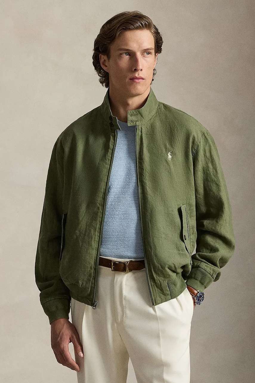 Polo Ralph Lauren κοντό μπουφάν ανδρικό λινό
