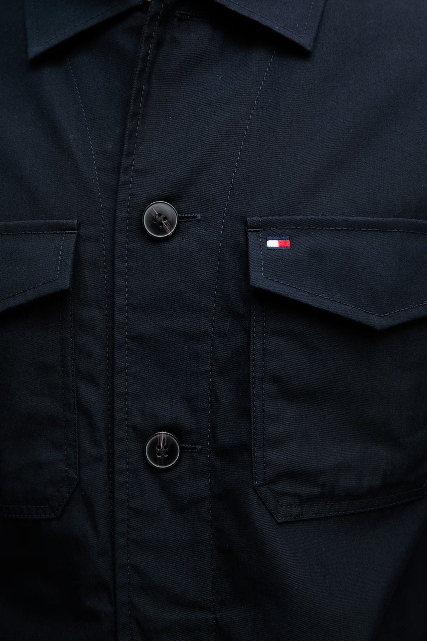 Tommy Hilfiger prechodná bunda pánska s bavlnou