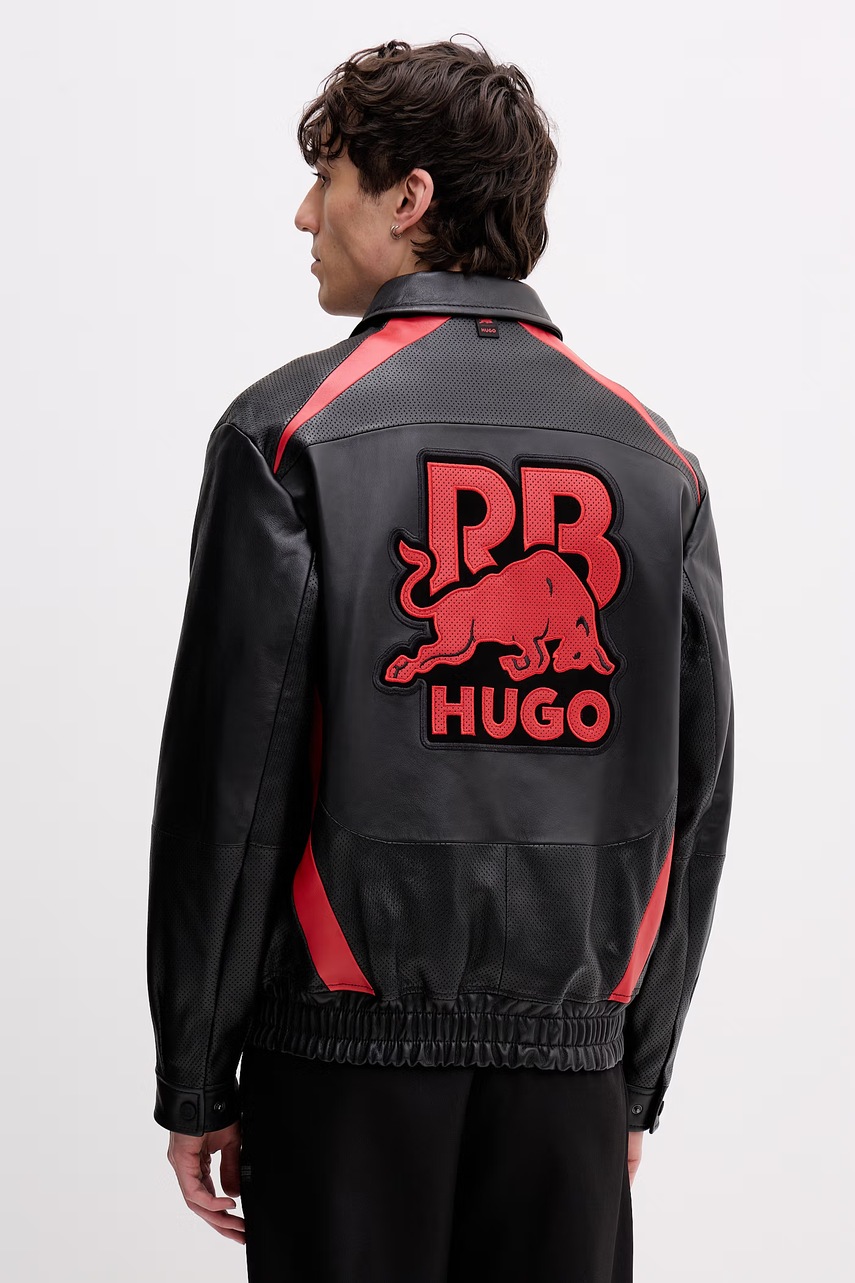 HUGO bunda pánská kožená Lugor_RB (obrázek 3)