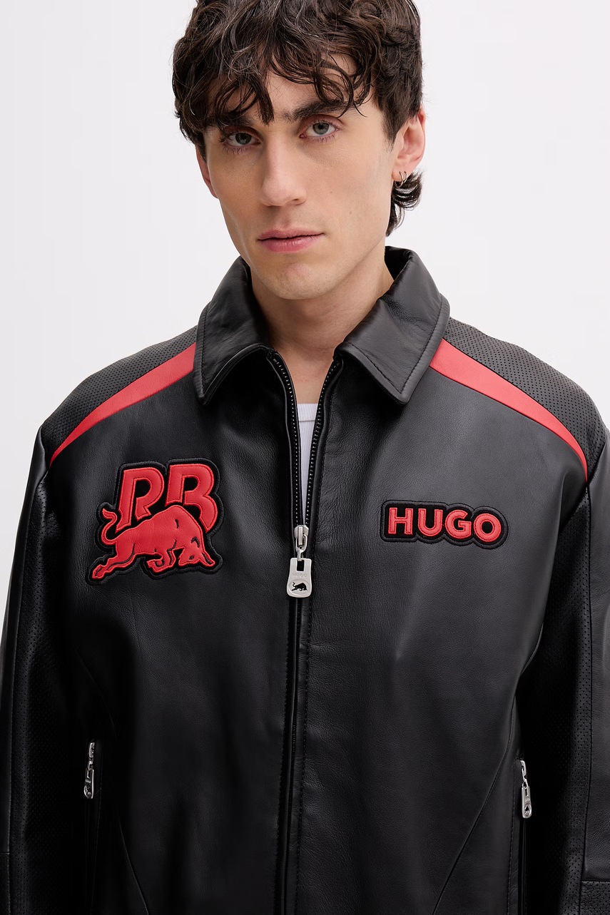 HUGO bunda pánská kožená Lugor_RB (obrázek 4)