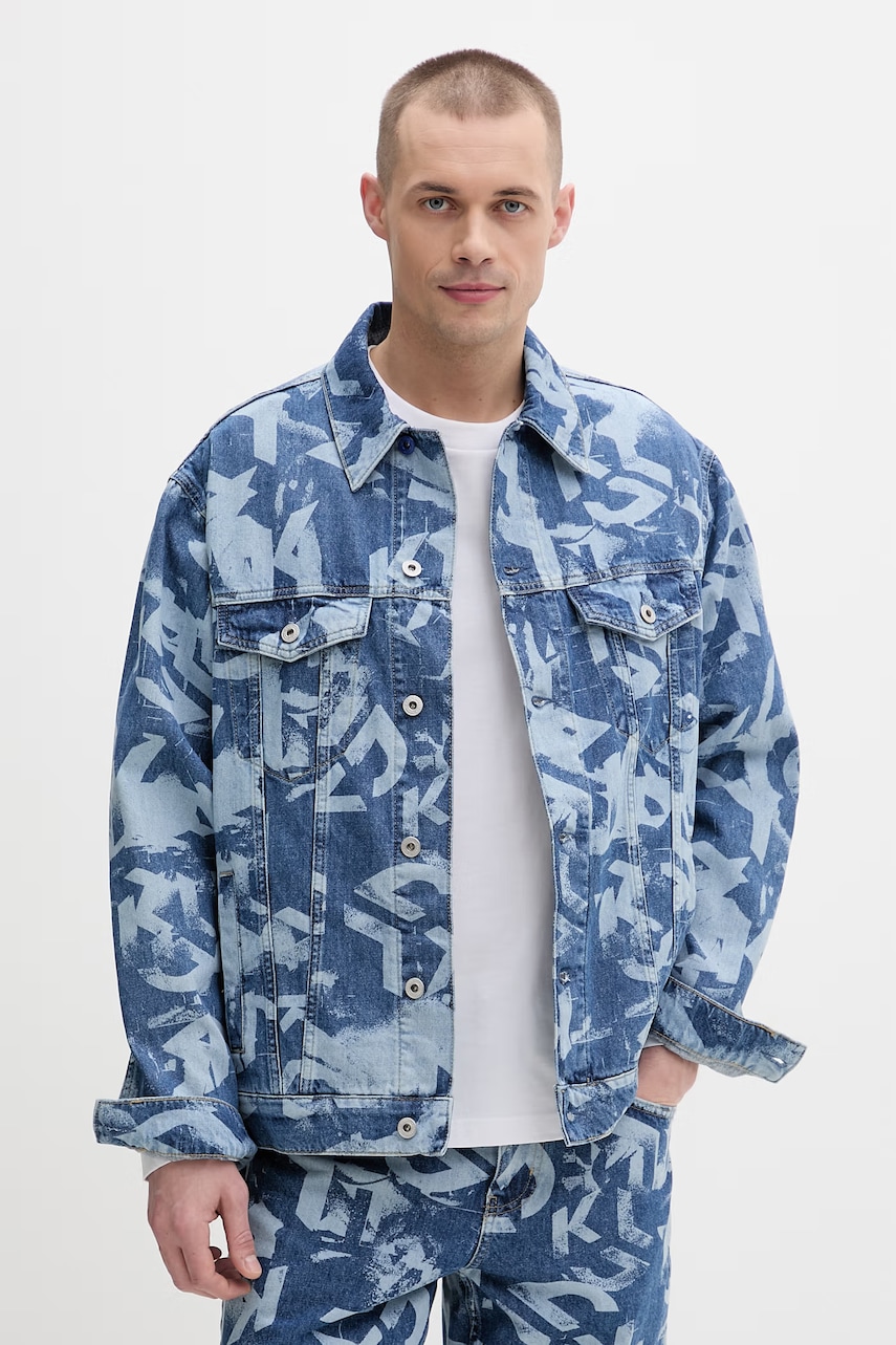 Karl Lagerfeld Jeans jachetă pentru bărbați, din denim