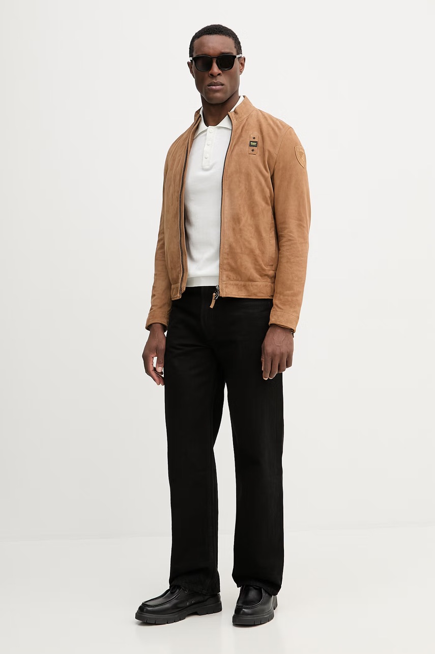 Semišová bunda Blauer CYPHERLIS