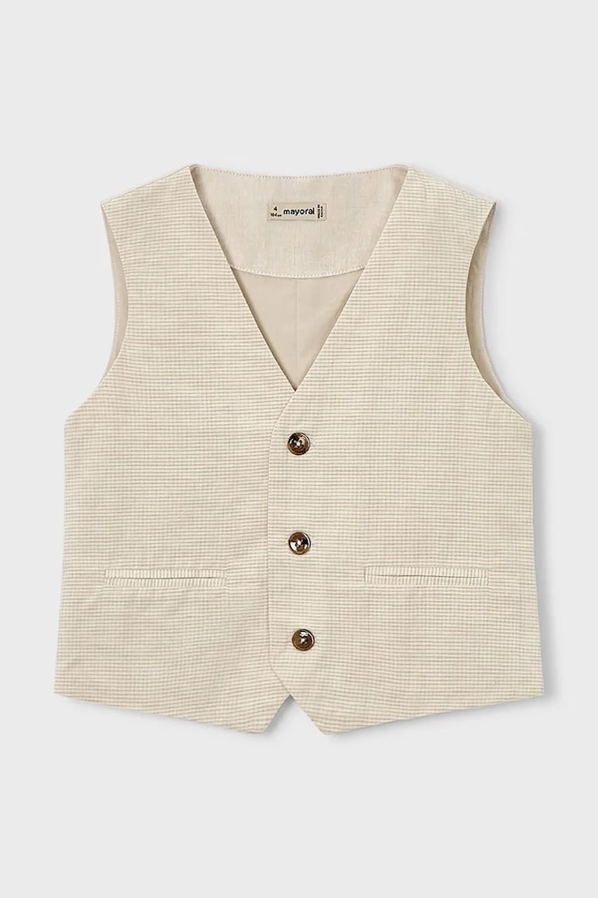 Детский жилет с добавлением льна Mayoral Детский жилет с добавлением льна Mayoral
