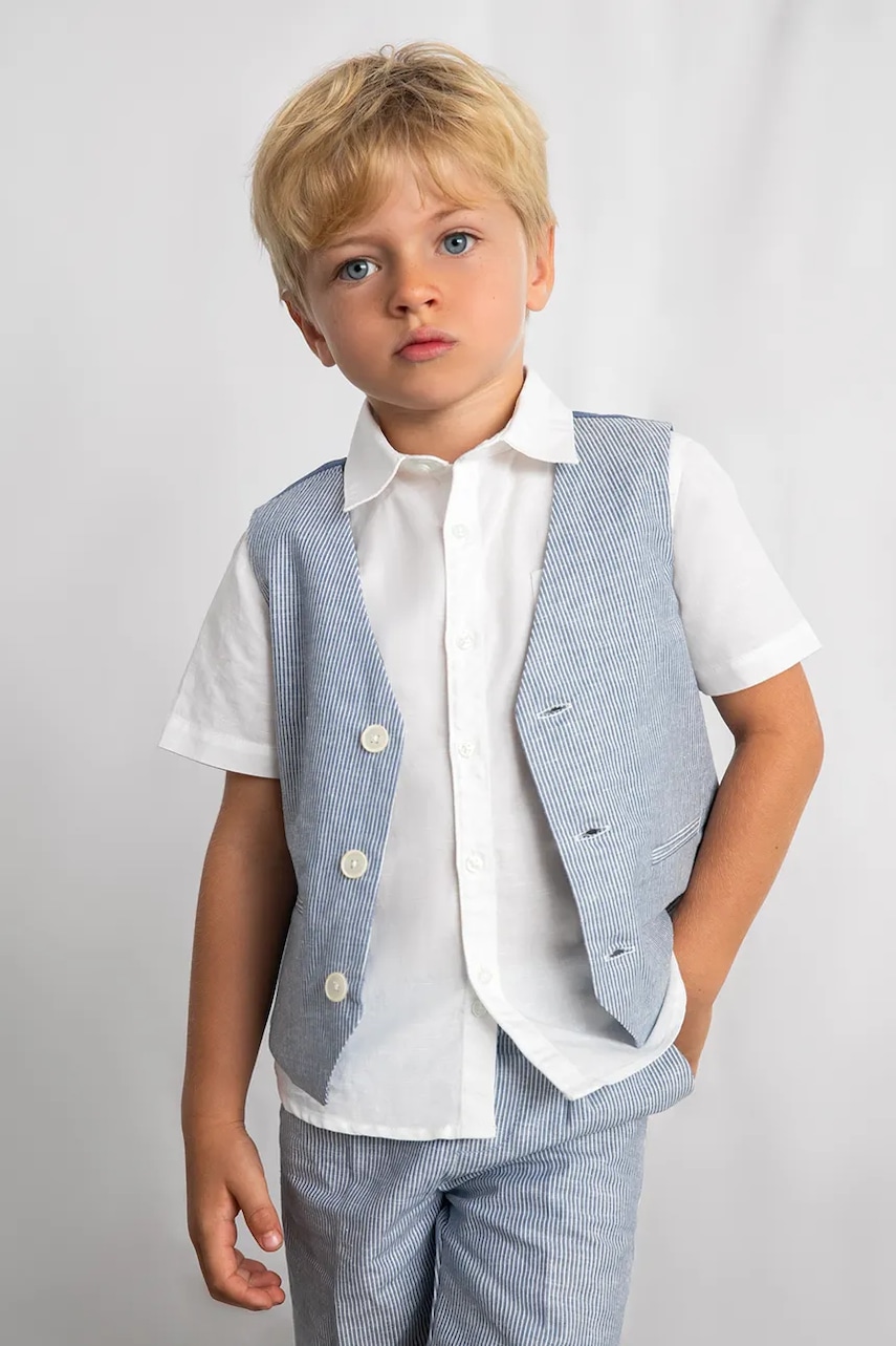 Mayoral vestă pentru copii din amestec de in