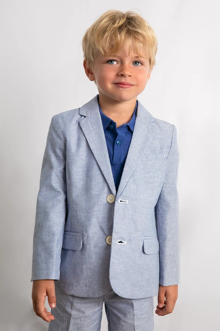 Mayoral sacou din amestec de in pentru copii