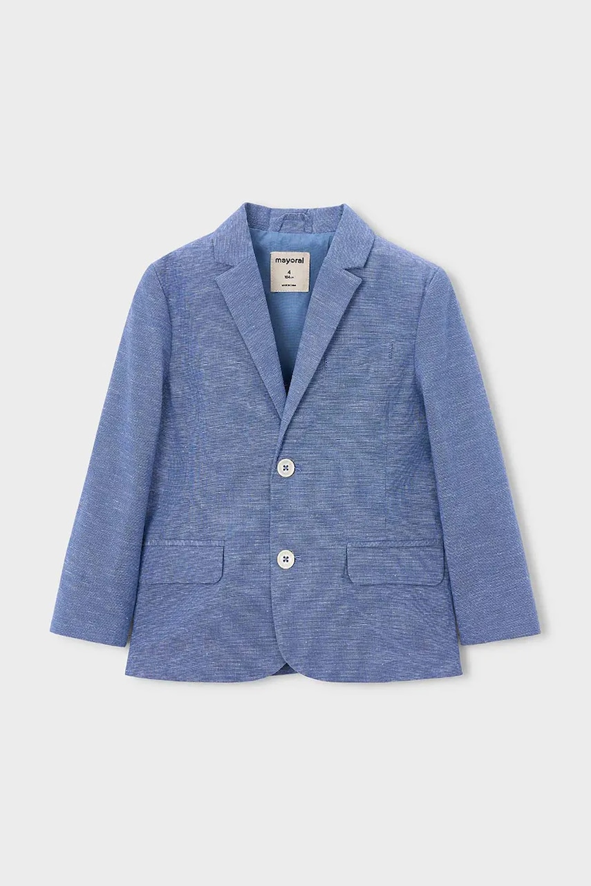 Mayoral sacou din amestec de in pentru copii