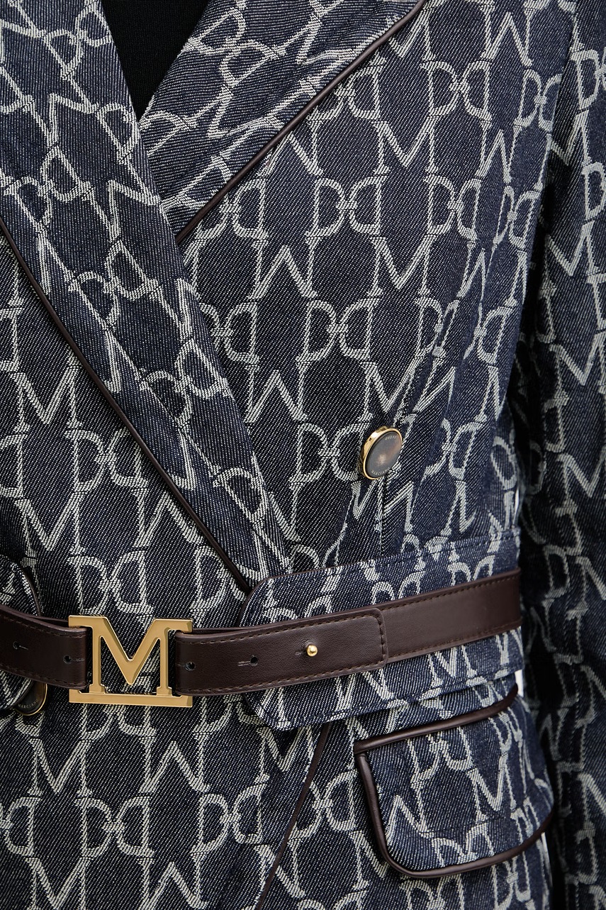 Marciano by Guess dvojradové sako dámske rifľové LIAN